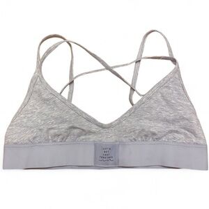 Aerie Light Gray Strappy Bralette